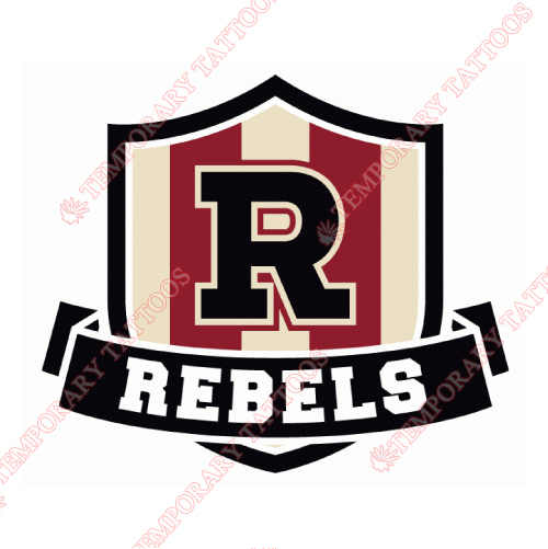 Red Deer Rebels Customize Temporary Tattoos Stickers NO.7536